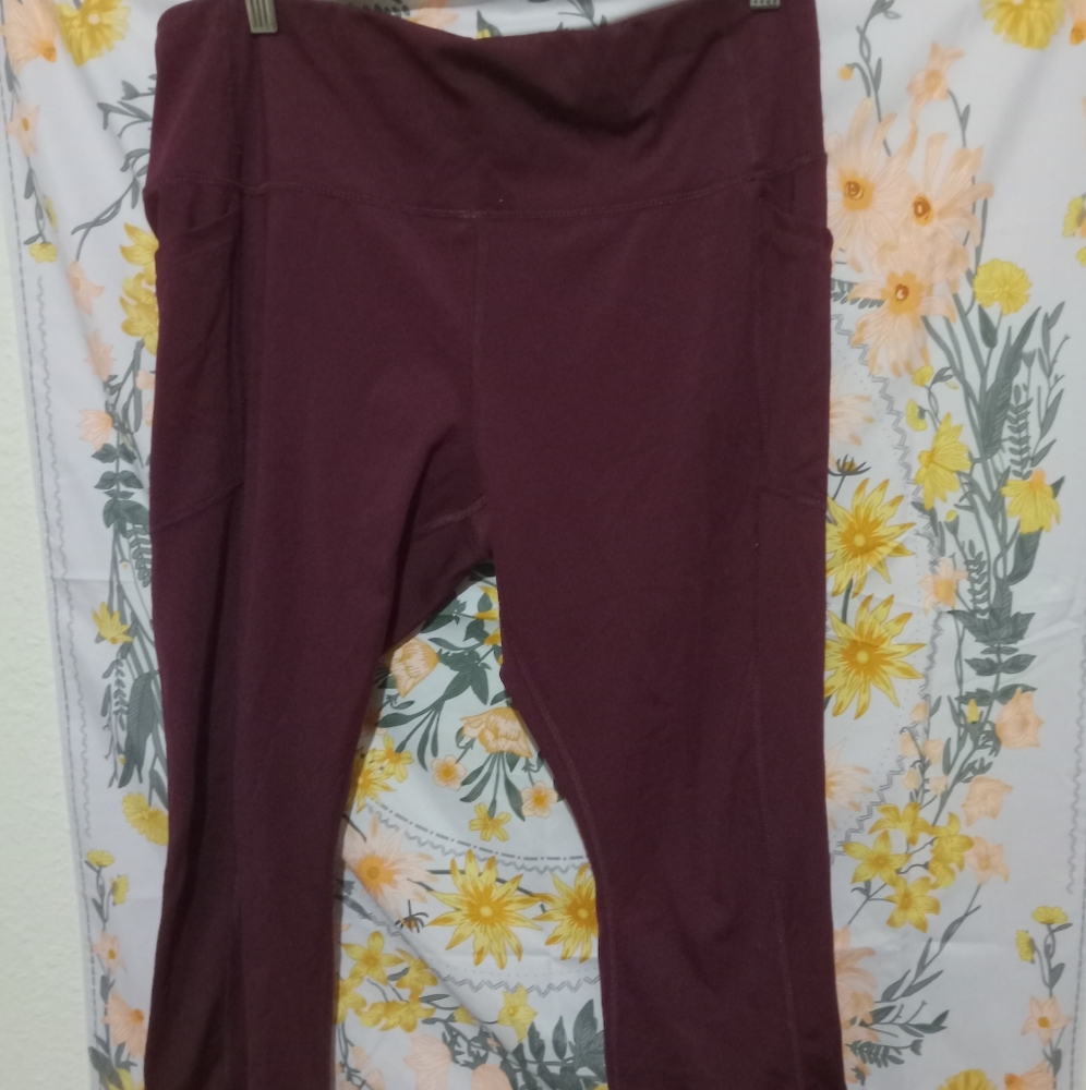 Avia tights xl maroon